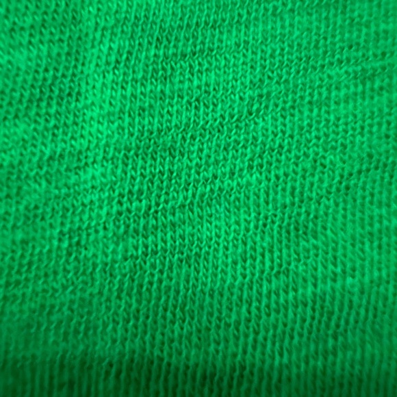 J CREW basic vintage cotton blouse with short sleeves green and V-neck M - Picture 7 of 7